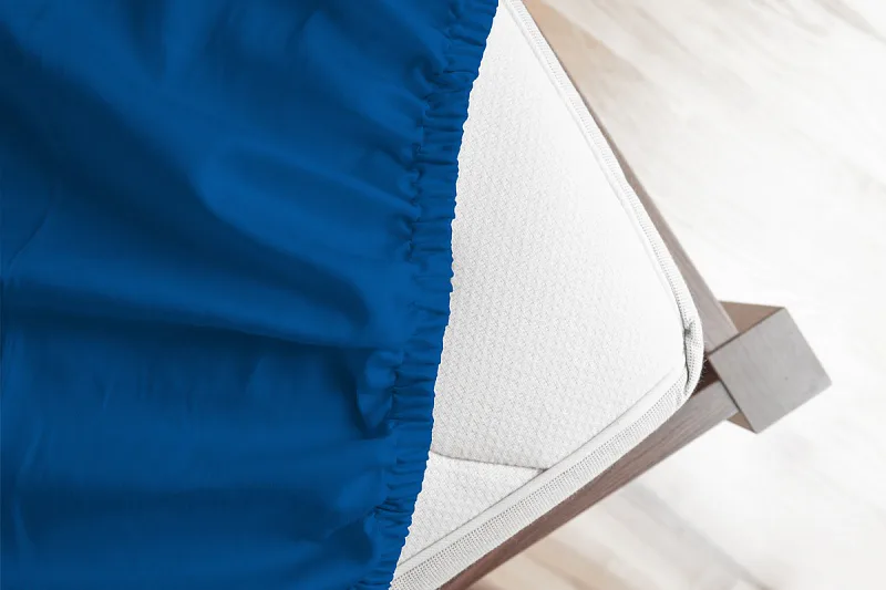 Prostěradlo Středně modré JERSEY STANDARD