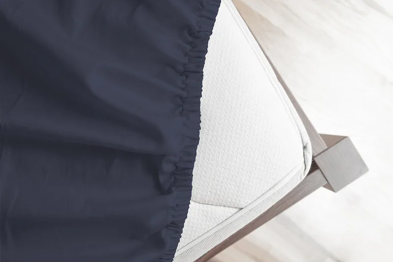 Prostěradlo Tmavě modré JERSEY STANDARD