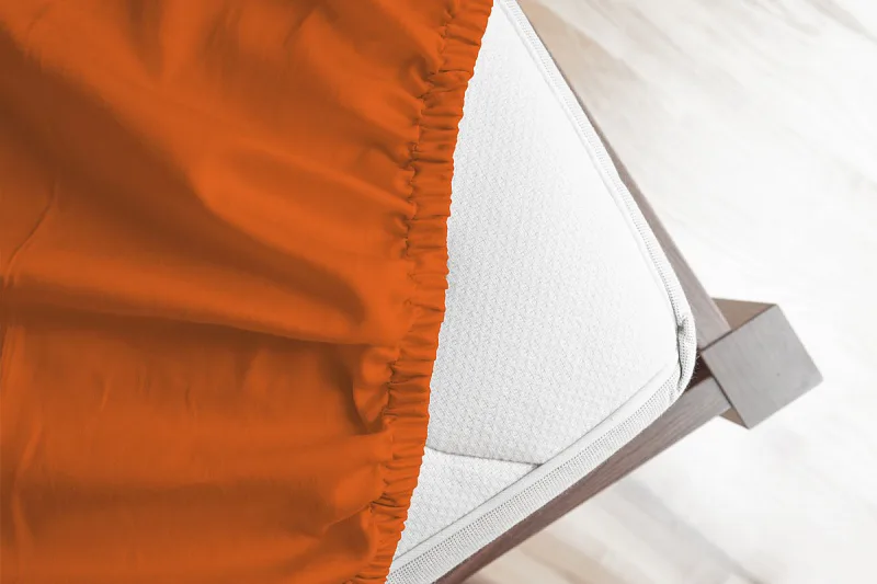 Prostěradlo Oranžové JERSEY STANDARD
