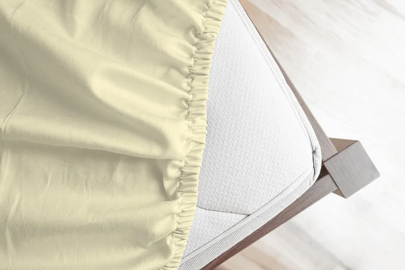 Prostěradlo Světle béžové JERSEY PREMIUM