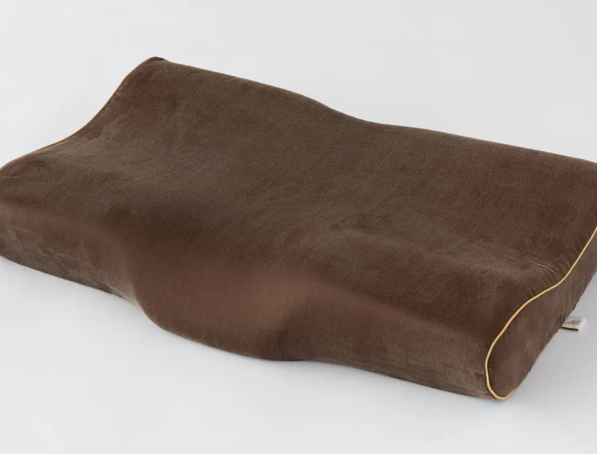Luxusní ortopedický polštář Vegan - hnědý