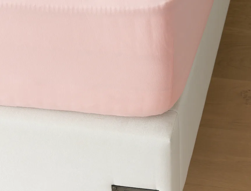 Prostěradlo Pudrové ELASTAN PREMIUM