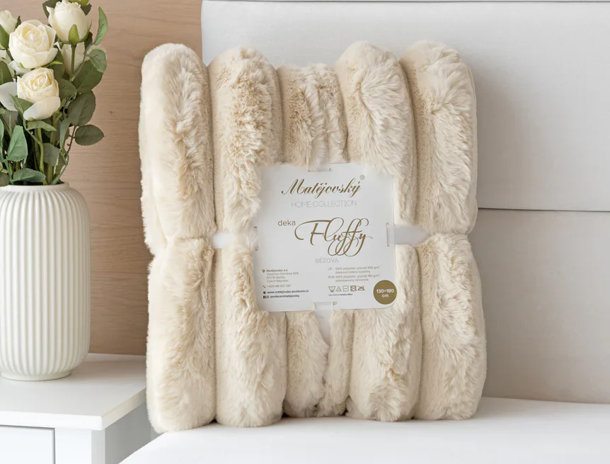 Deka Fluffy béžová