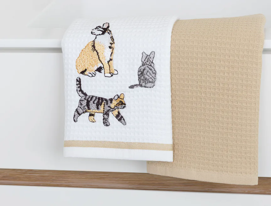 Kuchyňské utěrky Cats