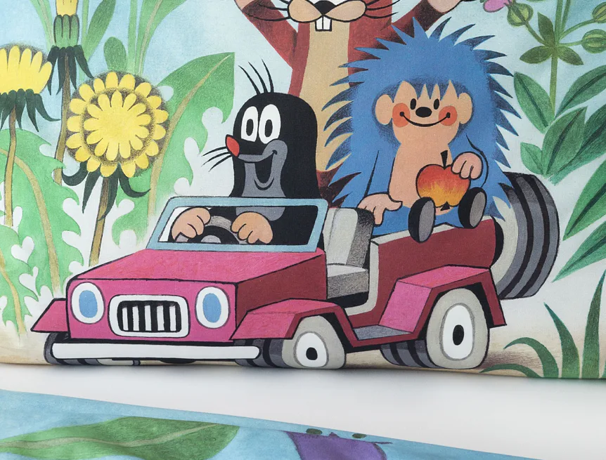 Obliečky Krtko v aute