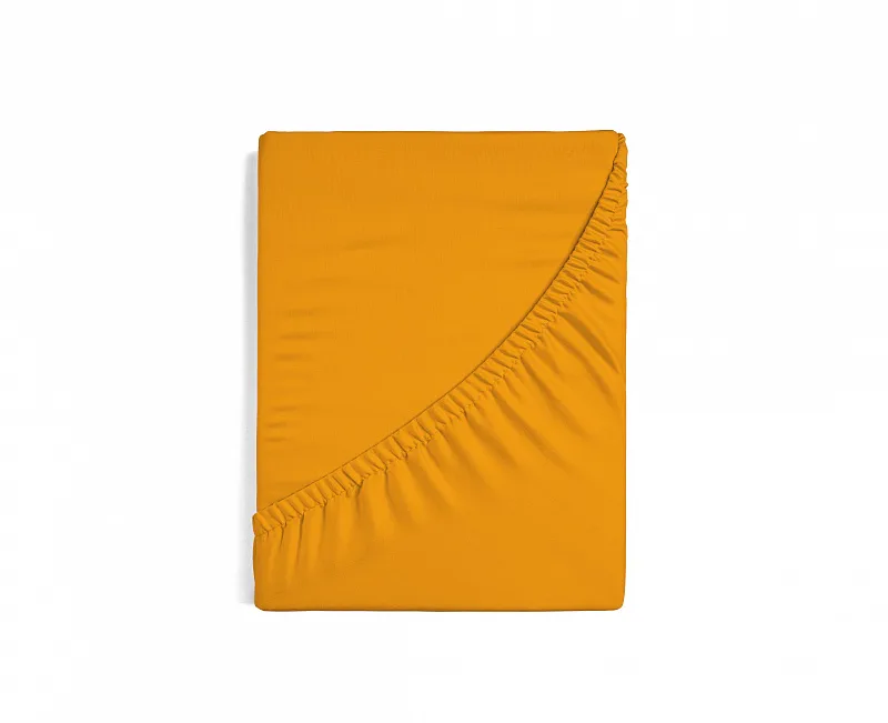 Prostěradlo Žluto-oranžové FROTÉ STANDARD