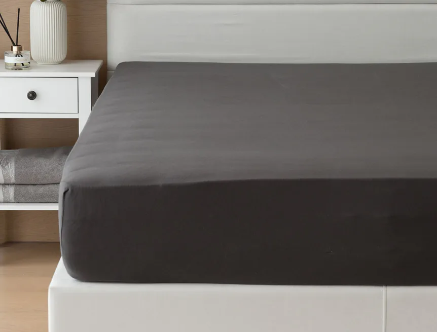 Prostěradlo Antracitové INTERLOCK