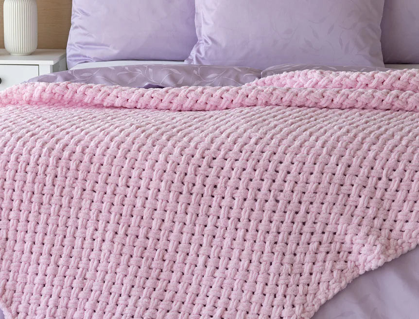 Deka Knittingly růžová