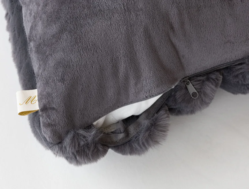 Povlak Fluffy antracitový
